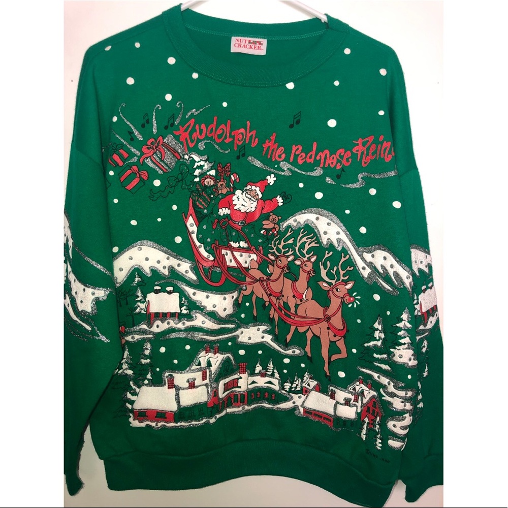 Nutcracker Christmas Sweater (Vtg)